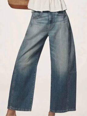 🔥 Barrel Wide-Leg Women's Denim Fantastic Fit!